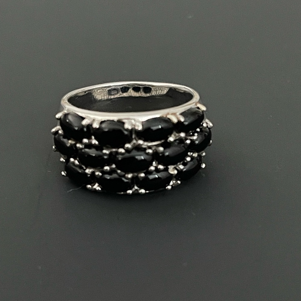 Sterling Silver Black Onyx ring